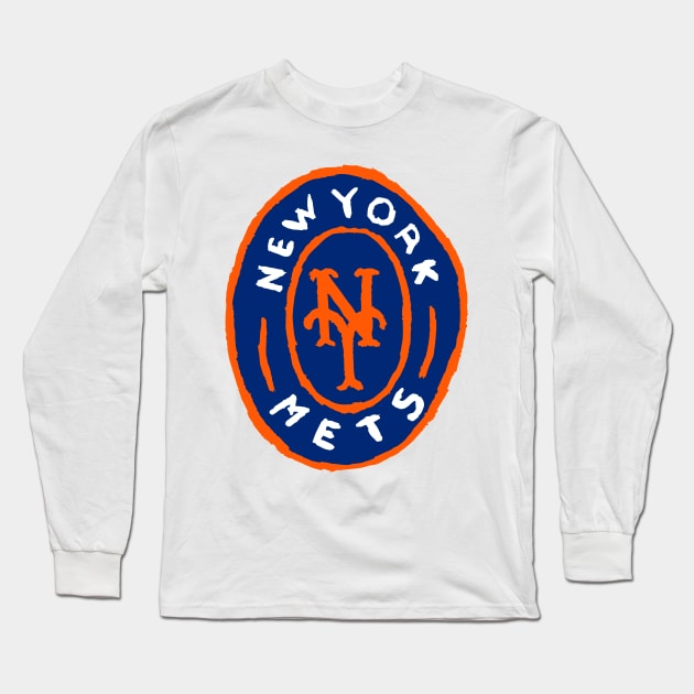 New York Meeeets 03 Long Sleeve T-Shirt by Very Simple Graph